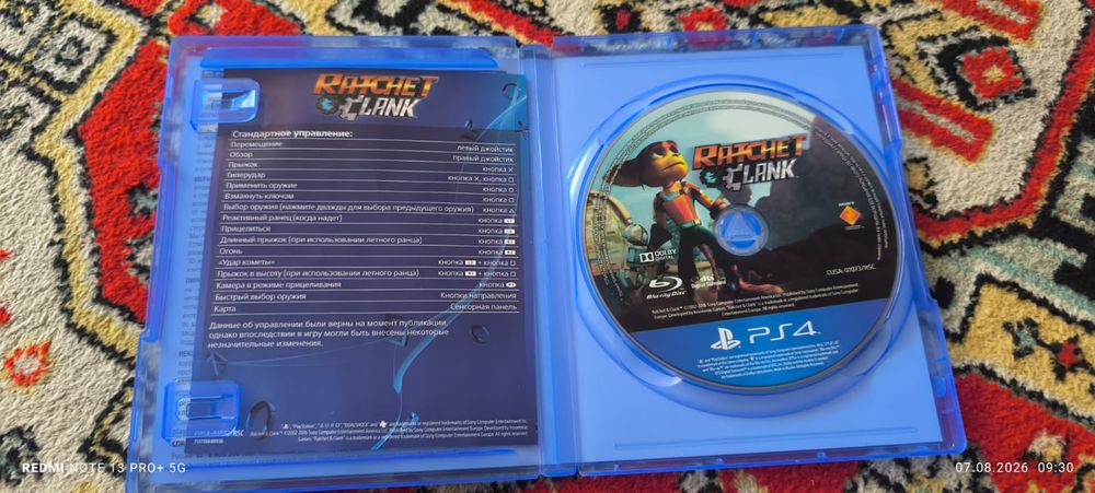диск для пс4 ratchet clank