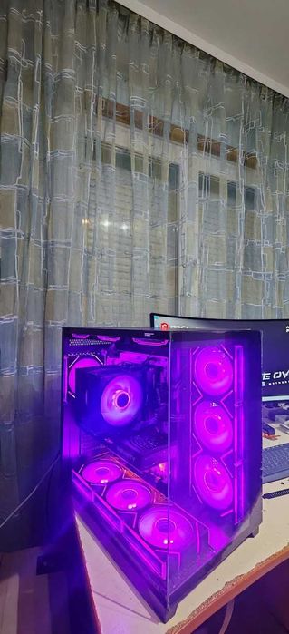 Мощно ТОП Геймърско PC Ryzen 7 9700X/Z870/32Gb 6400Mhz CL32/1.5TB SSD Samsung/RX 5060TI 16Gb/Гаранция