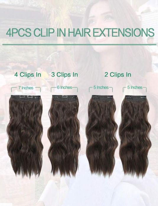 НОВА треса изкуствена коса / удължения / екстеншъни