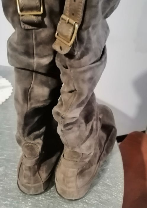 Дамски ботуши, естествена кожа, есен-зима.