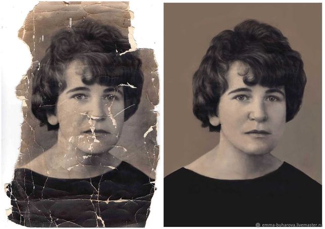 Восстановление старых фотографий в спб