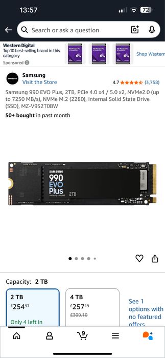 RAM Samsung 990 EVO PLUS