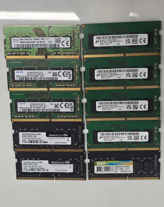 RAM памети за лаптоп DDR4 DDR5