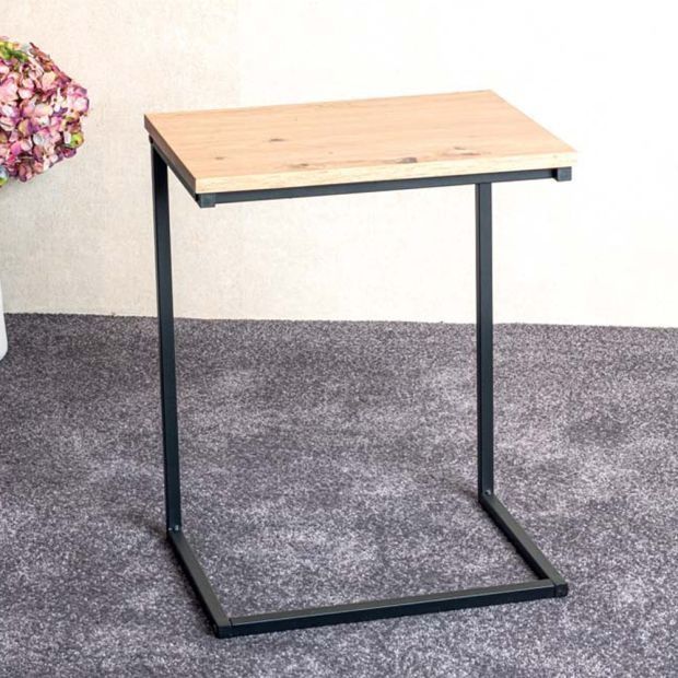 Красива помощна масичка за дърво/диван