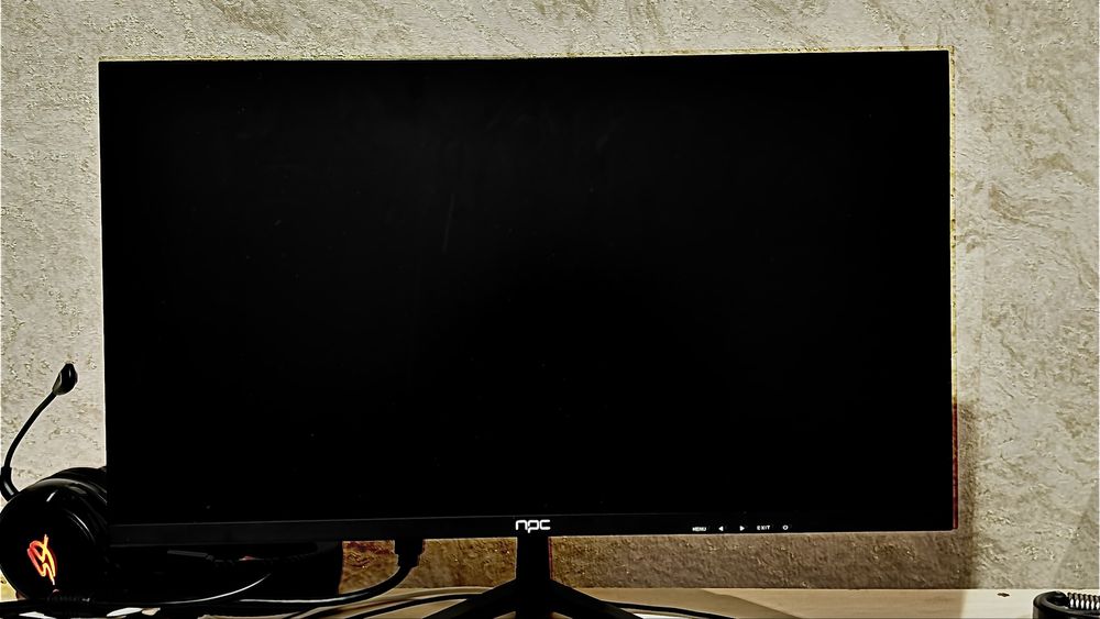 Комплект монитор 100гц и компьютер gtx 1050 ti, i5-7400 hdd 1tb