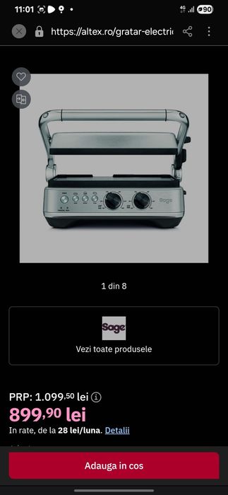 Grătar electri 2 in 1