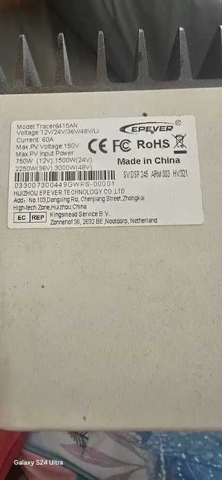 EPEVER TRACER 6415AN соларен контролер 12/24/36/48V 64A.