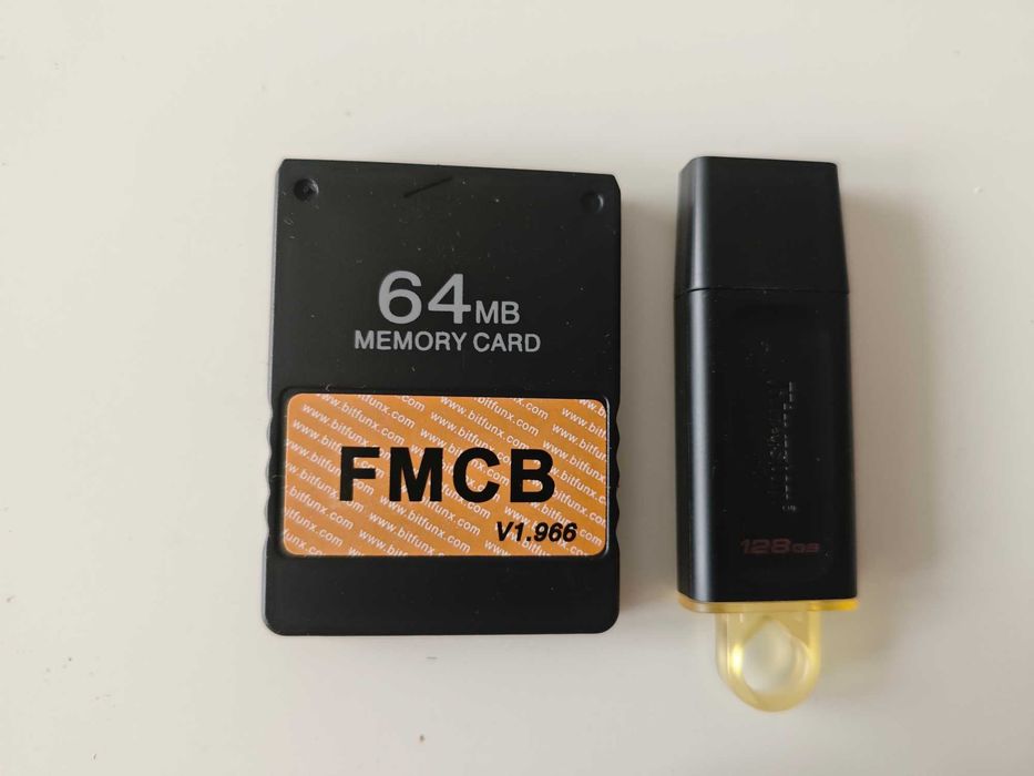 Карта Free Mc Boot FreeMcBoot + флашка с качени игри PS2 Playstation 2