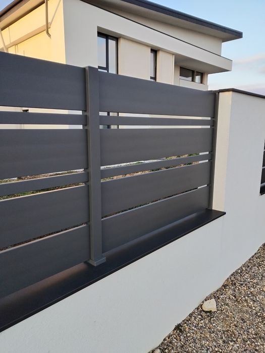 Gard aluminiu, porti aluminiu, gard jaluzea, fer forjat