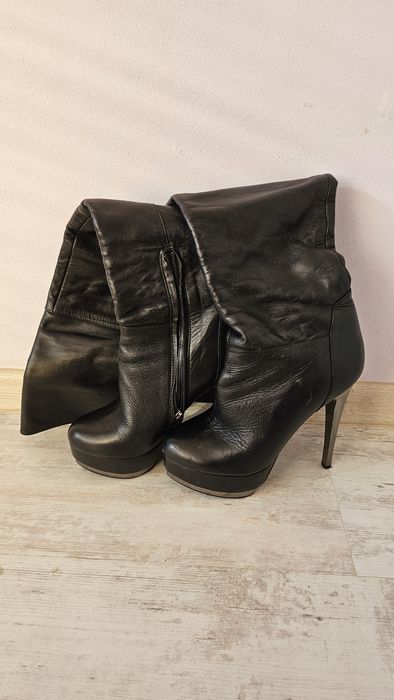 Чизми естествена кожа PIER LUCCI