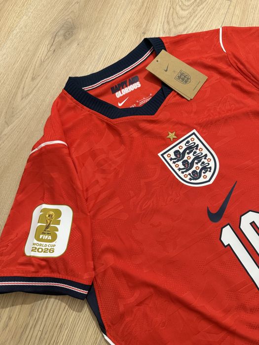 Tricou de fotbal Nike Anglia England Jude Bellingham 10 marime M nou cu eticheta world cup 2026