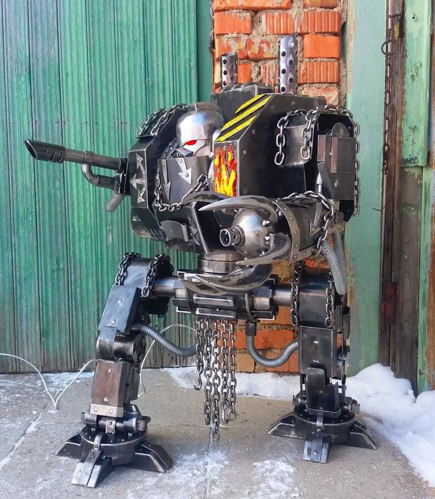 Робот, декор в интерьер.