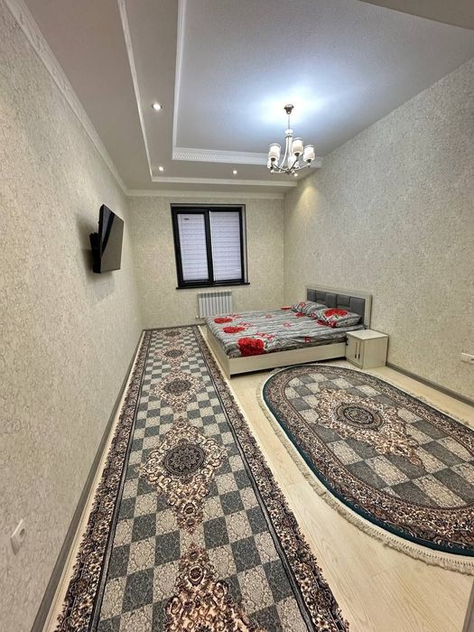 ^НОВОСТРОЙКА МЕТРО ХАМЗА‼️1-Комнатный (44м²)Мебель и Техника.