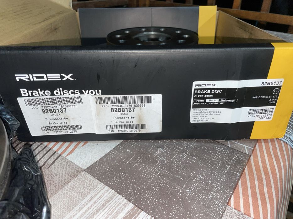 Discuri puntea spate VW(noi) 281.8 mm