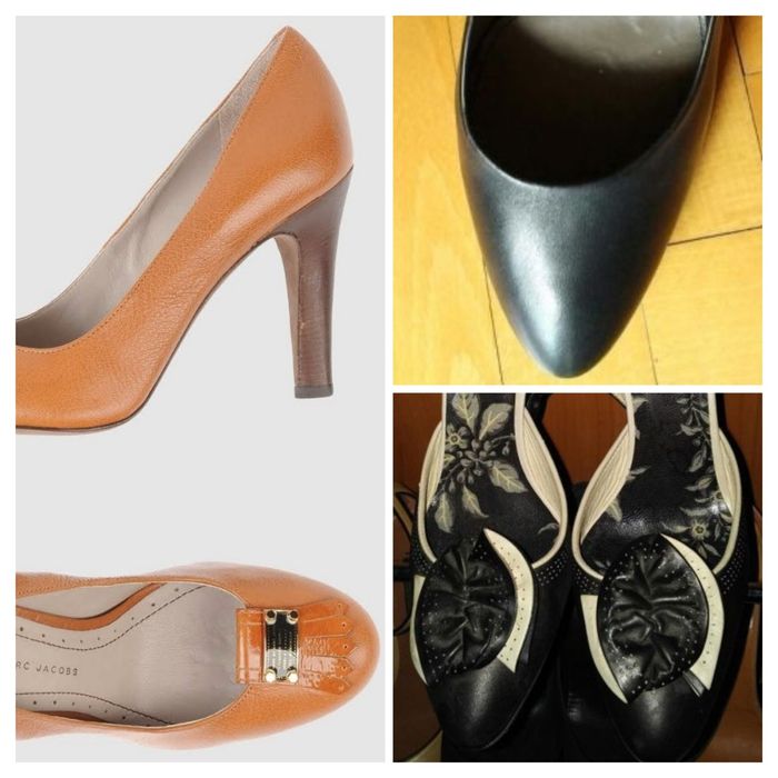 VERSACE COLLECTION + D&G + MARC JACOBS Oригинални кожени обувки