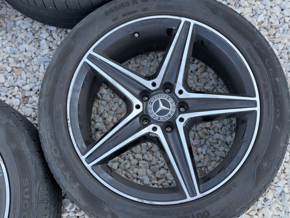 4бр. ОРИГИНАЛНИ 18" СПОРТ-ПАКЕТ "AMG" Джанти 5х112 за *MERCEDES-Benz W213/W205/други*