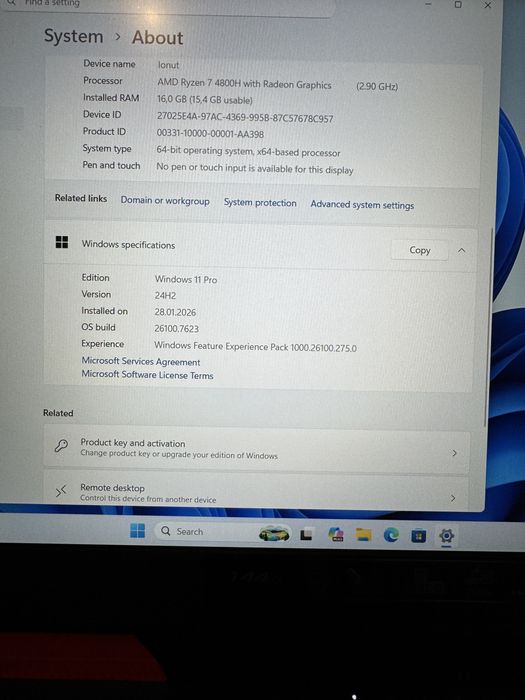 Vând/Schimb Laptop Asus Rog Strix G513IC