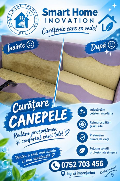 Curatare canapele IASI