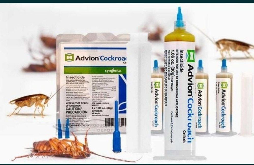 Tarakanlar uchun samarali gel  Made in USA ADVION COCKROACH