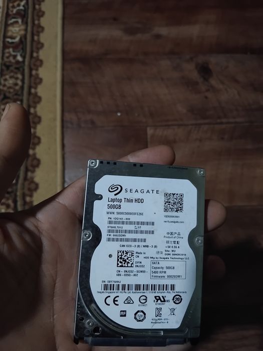 Жёсткий диск для ноутбука 500 гигабайта