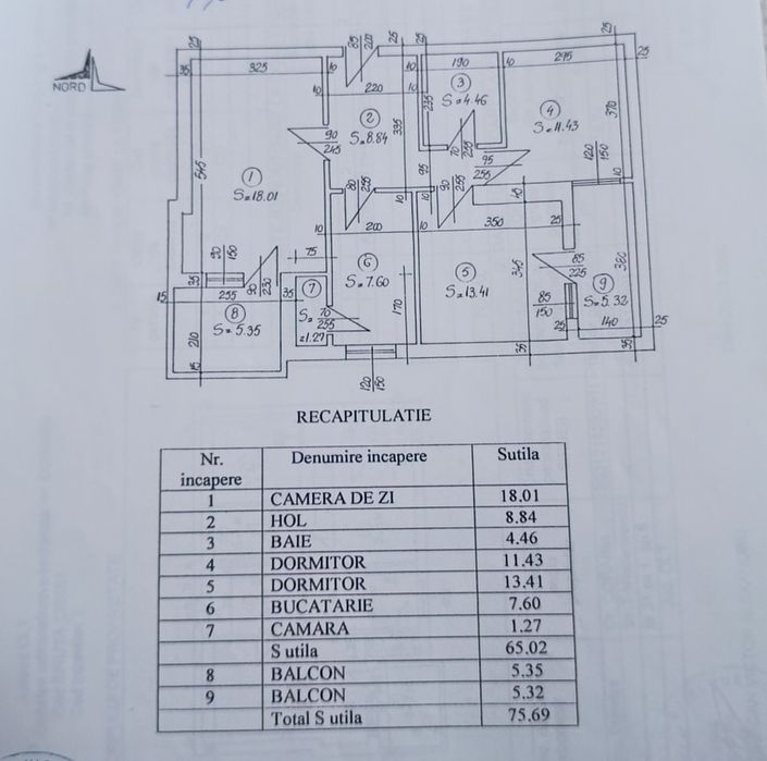 Apartament 3 camere Corabia