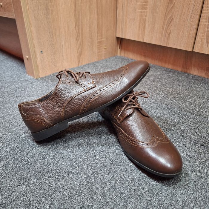 Натуральные кожаные туфли