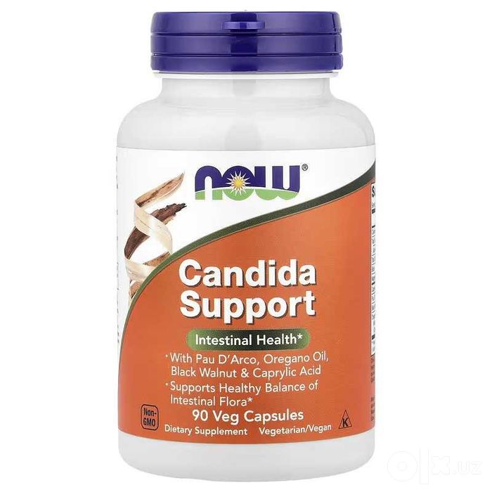 NOW Foods Candida Support добавка для баланса микрофлоры в кишечнике