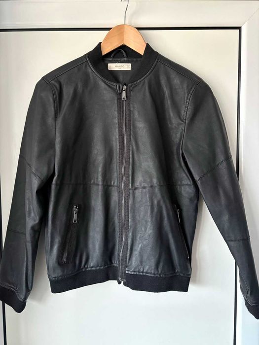 Кожено яке Mango