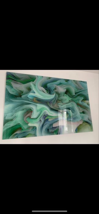 Tablou sticla abstract 80/120 cm