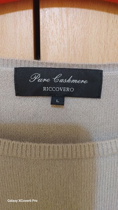 Пуловер RICCOVERO. 100% кашмир. размер L