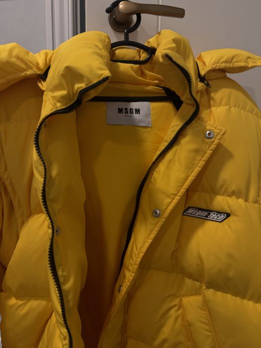 Geaca MSGM galbena noua