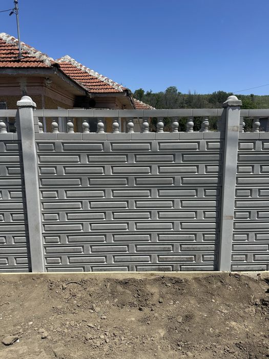Gard placi beton/prefabricate