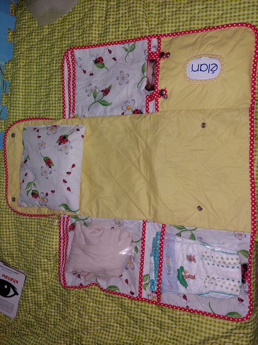 Органайзер Чантичка несесер за памперси ръчна изработка