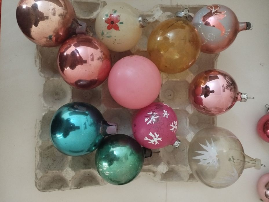 Ёлочные игрушки советские