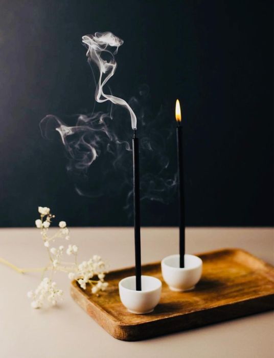 Черные восковые свечи,воск,вощина