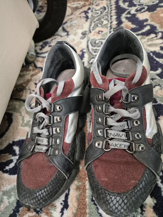 Galdini,36 естествена.кожа и велур