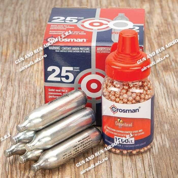 Pistol Modificat ~ Colt 5 JOULI! Cu Munitie BLOWBACK FULL METAL!! Co2