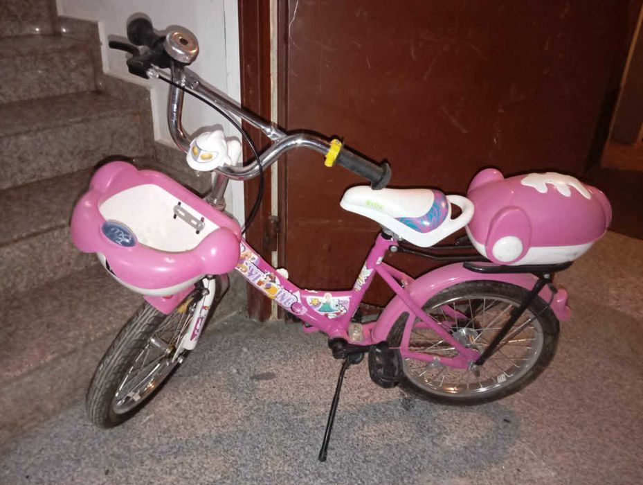 Продавам детско колело – розово, 14 цола