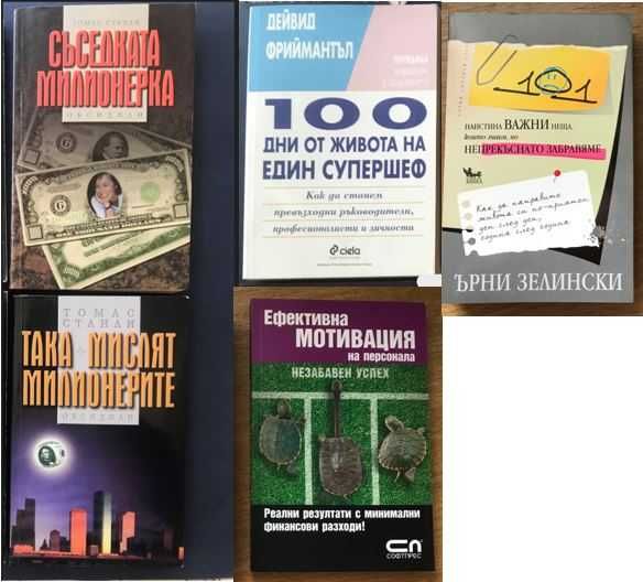 Книги- бизнес психология, самоусъвършенстване, мотивация