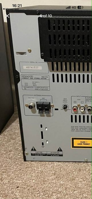 CD стерео система Panasonik