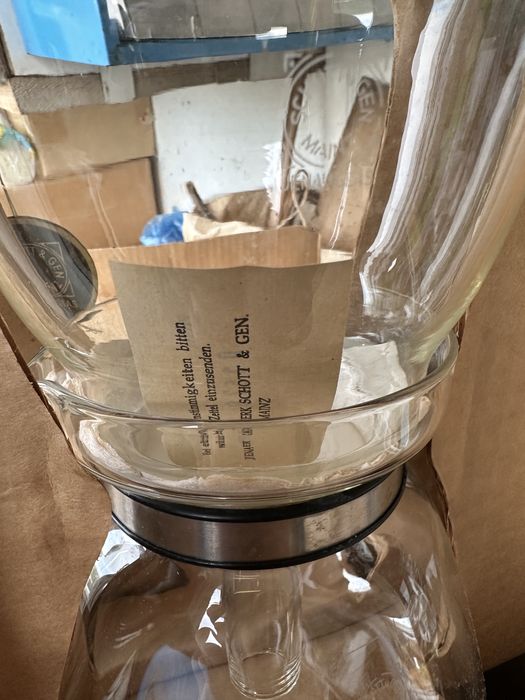 cafetiera cu vid syphon jena (simila Hario el comandante kinu)