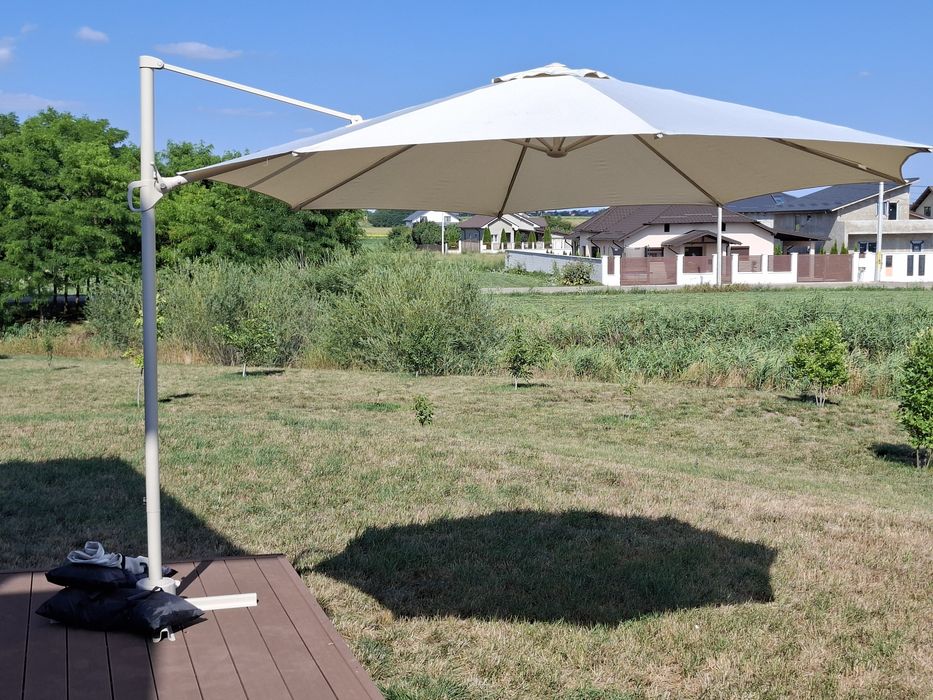 Umbrela de exterior 3.5m, bej