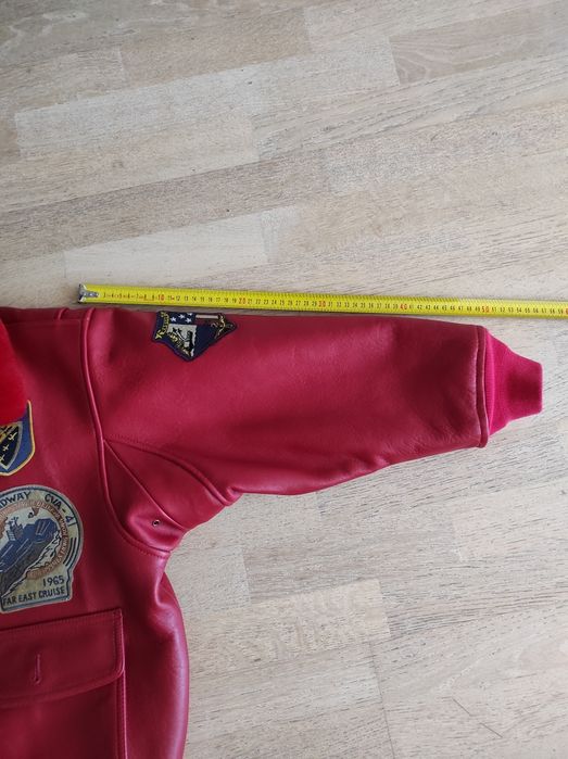 Geaca pilot aviator din piele SCHOTT, model G 1, US Navy