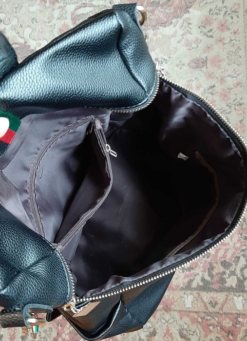 geanta de piele tip rucsac