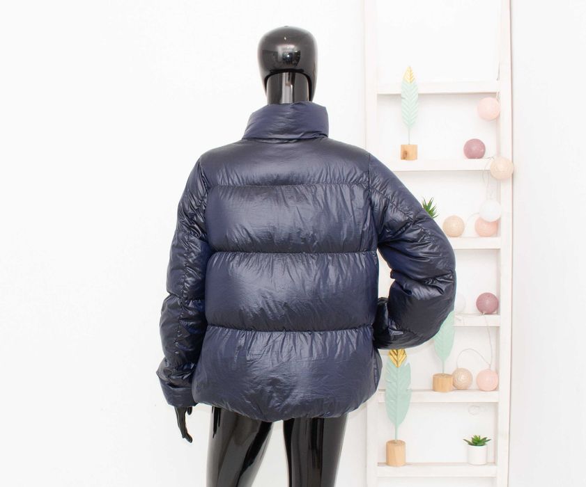 Uniqlo Ultra Light Down дамско пухено яке син хамелеон oversize пух M