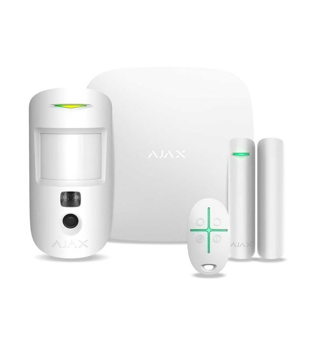 }Ajax StarterKit Cam white EU комплект охранной сигнализации