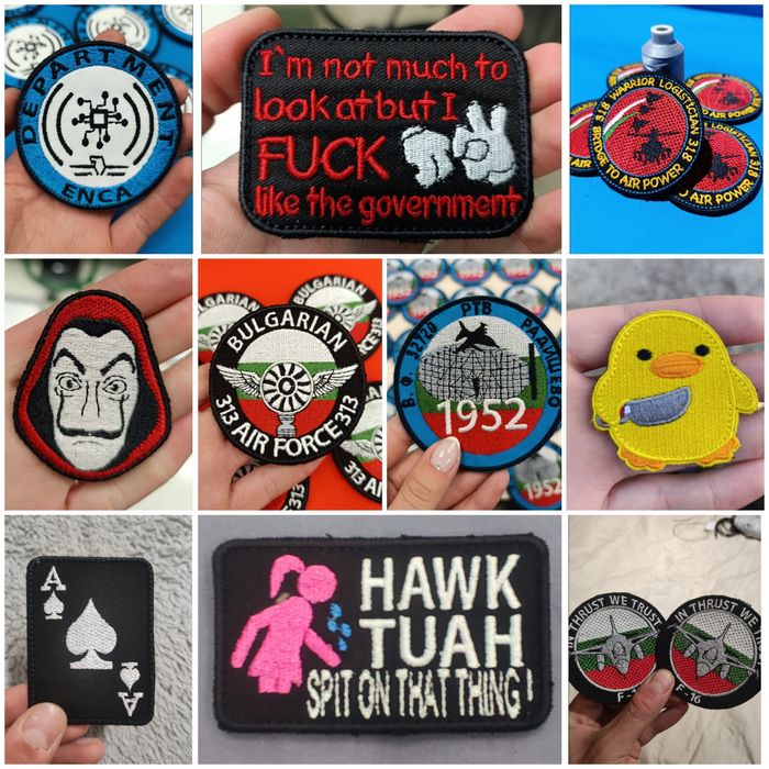 Изработка на бродирани тениски и суйчери, щампи, ключодържатели, шапки