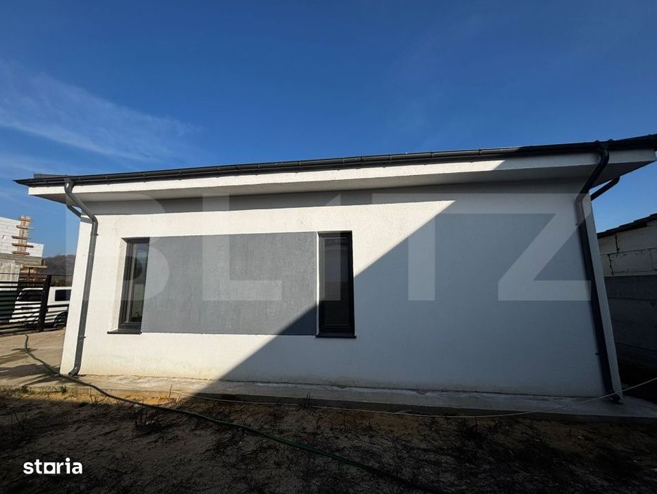 Casa parter 121 mp, 2 dormitoare, 331 mp teren, Leamna de Jos