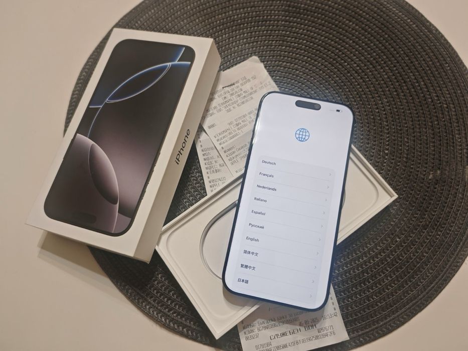 Iphone 16 pro Max black като НОВ