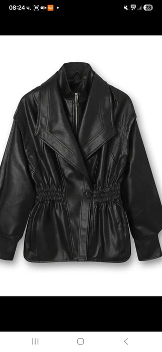 Кожено яке размер с